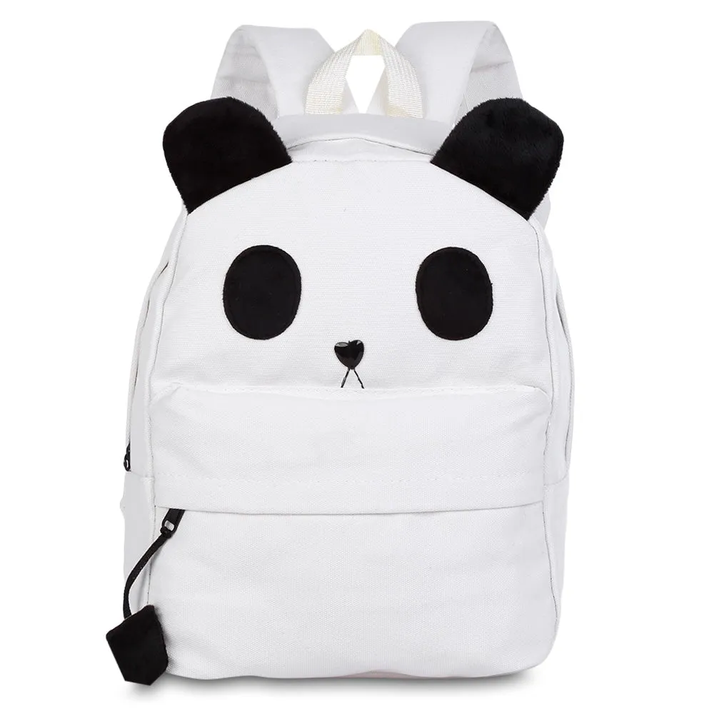 2pcs Women Backpack Girls Shoulder Casual Cartoon Canvas