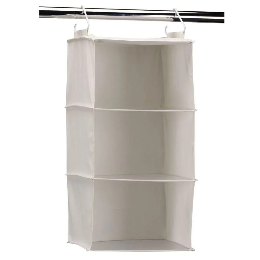 3-Shelf Hanging Closet Organizer