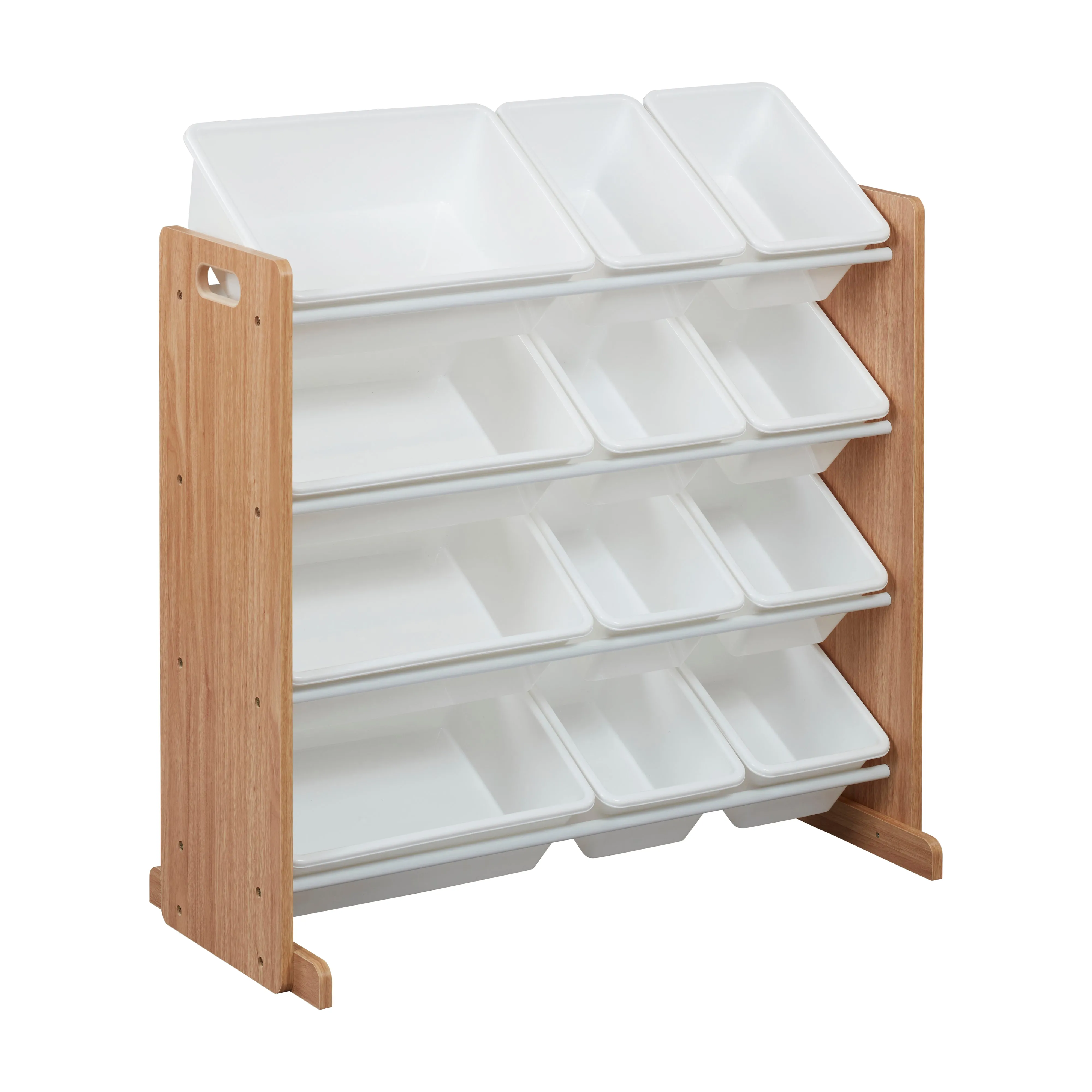 4-Tier Organizer with 12 Bins, Toy Storage