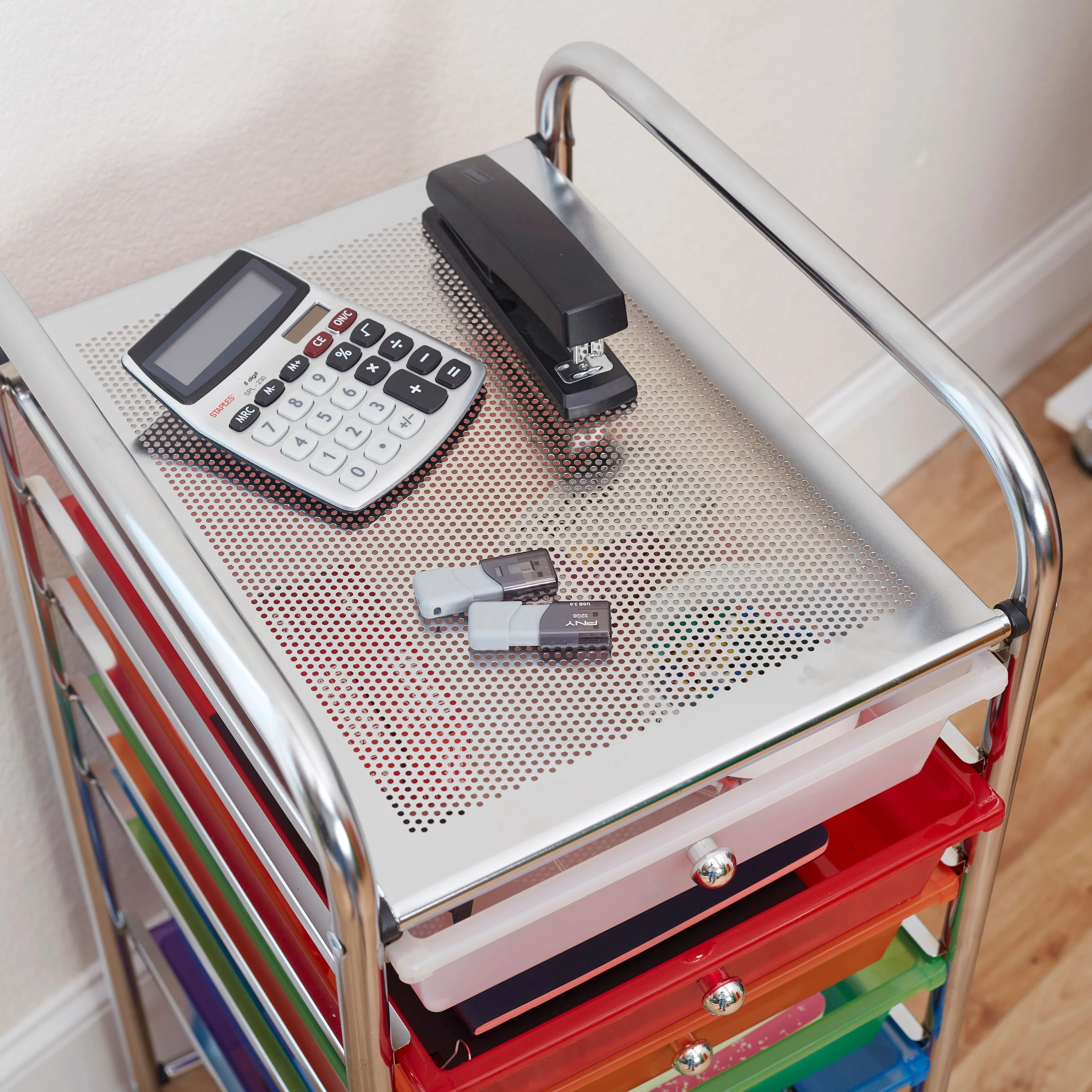 6-Drawer Mobile Organizer, Rolling Storage Cart