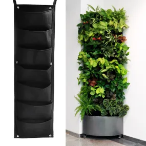 7 Pockets Hanging Vertical Garden Wall Planter Bag