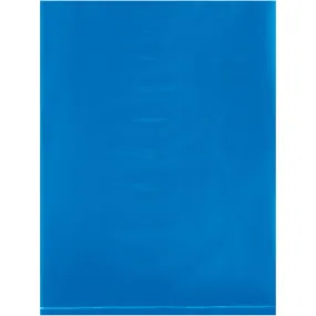 9 x 12" - 2 Mil Blue Flat Poly Bags