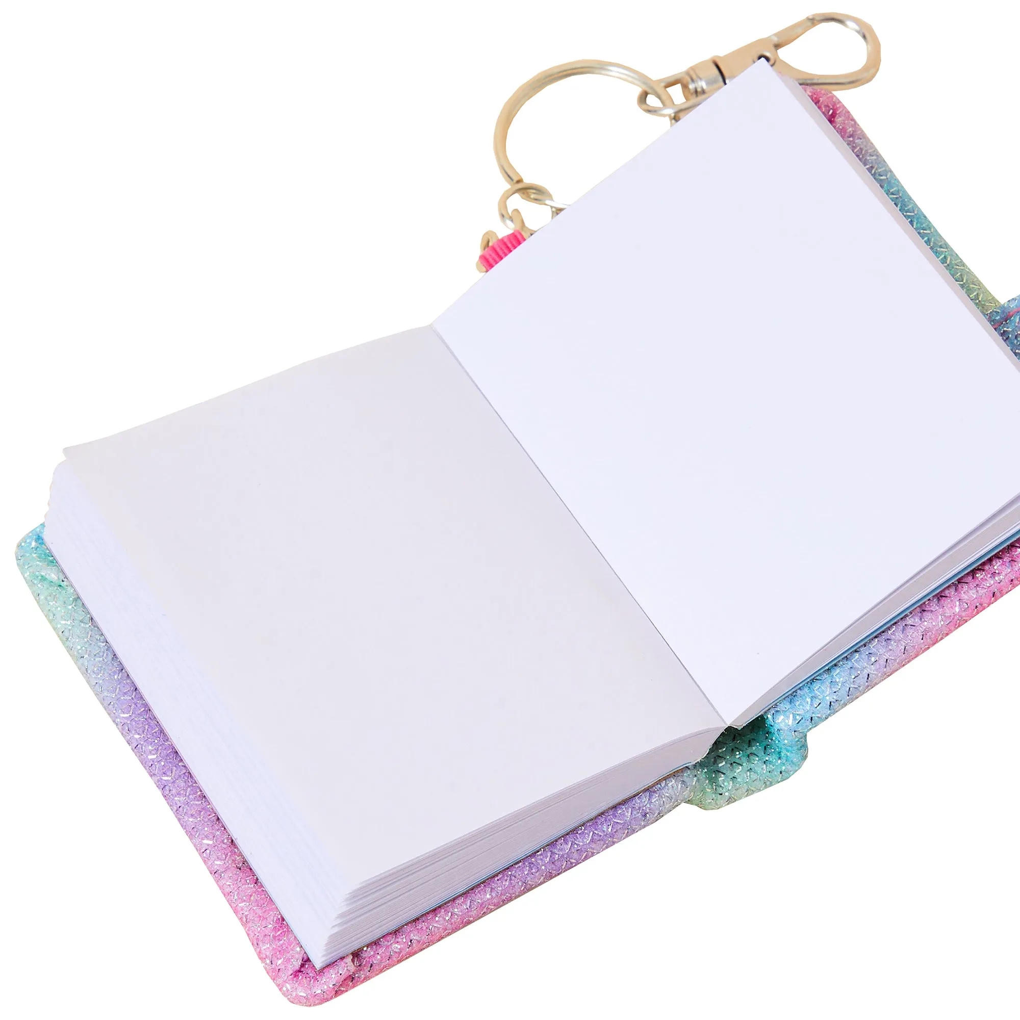 Accessorize London Girl's Kittycorn Mini Notebook Keyring