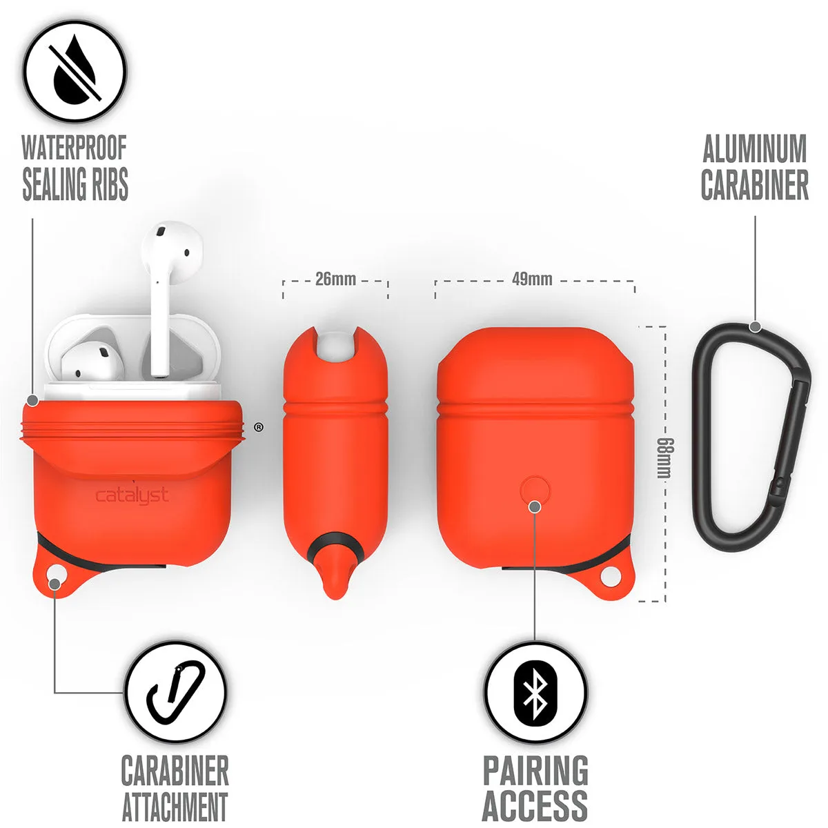 AirPods - Waterproof Case   Carabiner