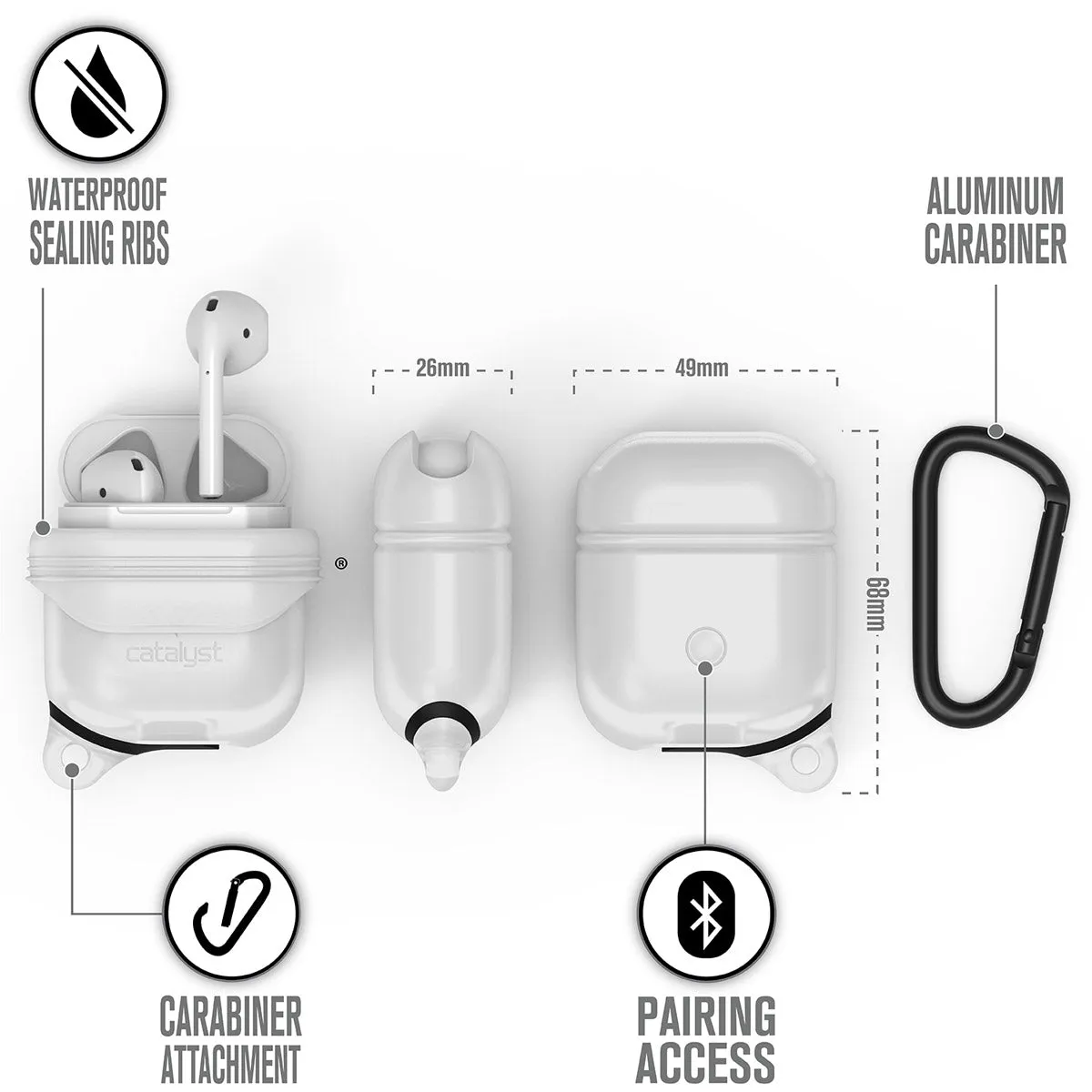 AirPods - Waterproof Case   Carabiner