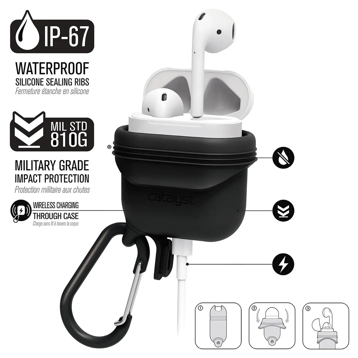 AirPods - Waterproof Case   Carabiner