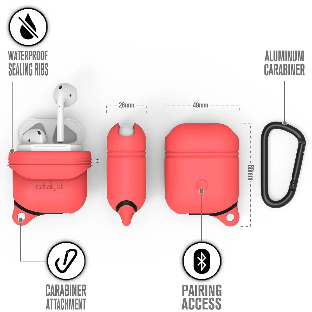 AirPods - Waterproof Case   Carabiner