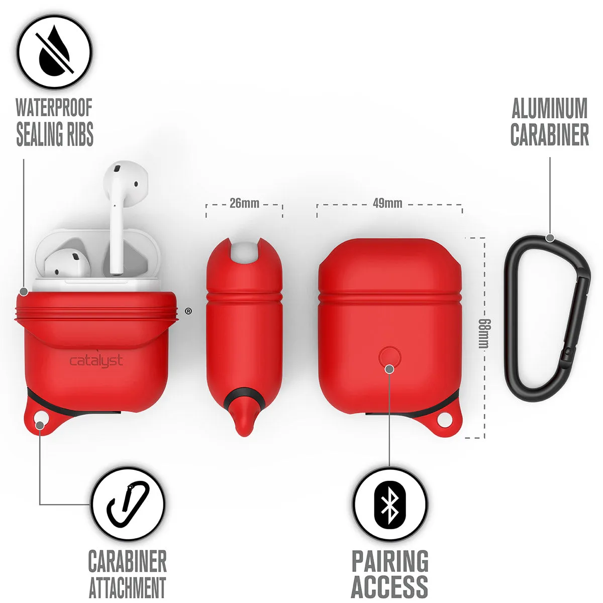 AirPods - Waterproof Case   Carabiner