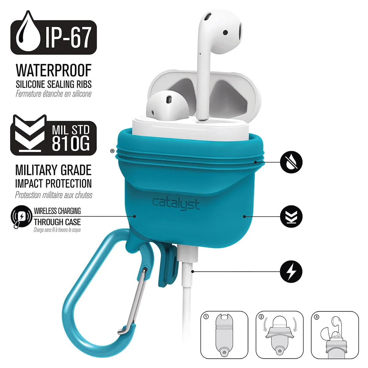 AirPods - Waterproof Case   Carabiner