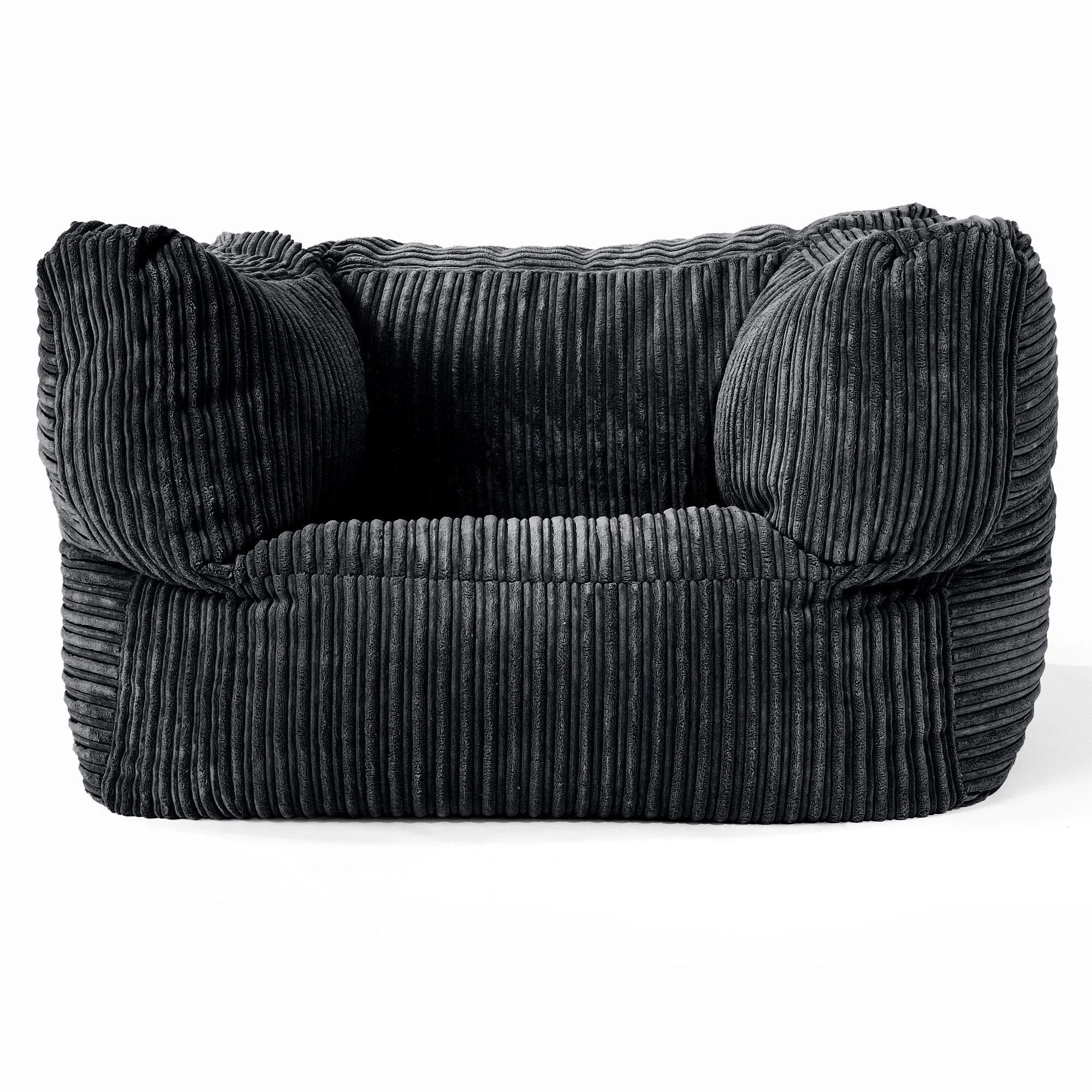 Albert Bean Bag Armchair - Cord Black