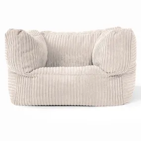 Albert Bean Bag Armchair - Cord Ivory