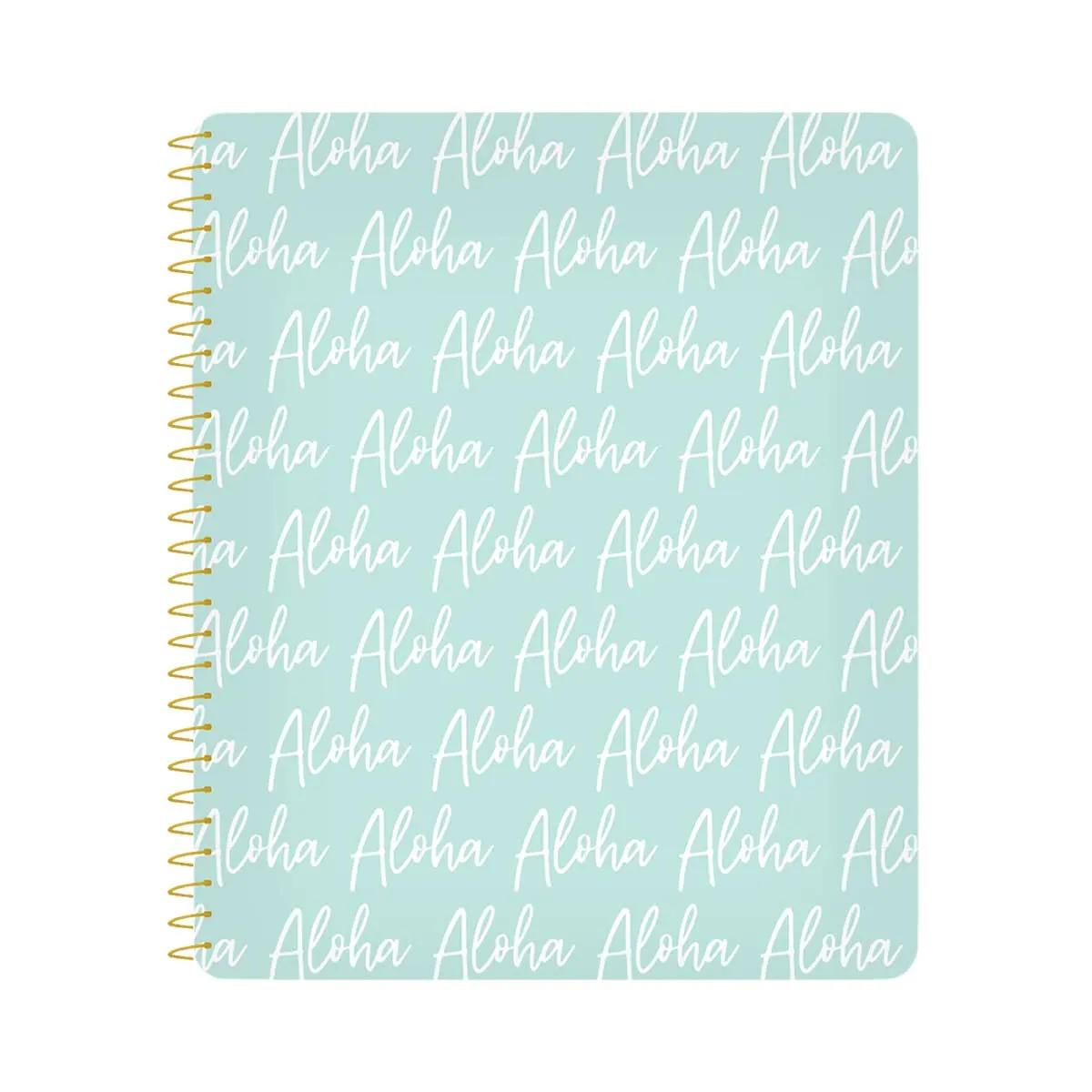 Aloha Lettering Spiral Notebook