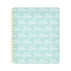 Aloha Lettering Spiral Notebook