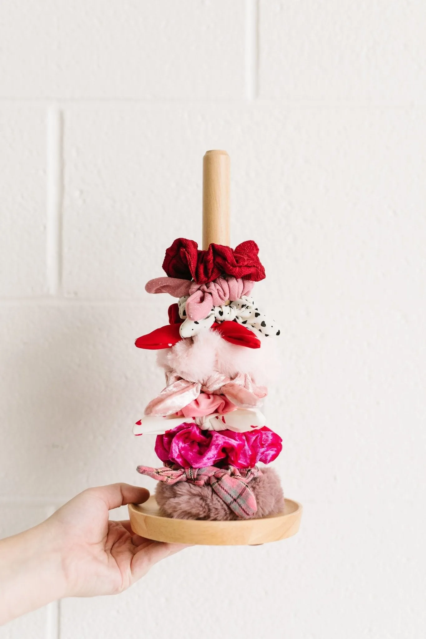 ANDi Logo Wooden Scrunchie Tower