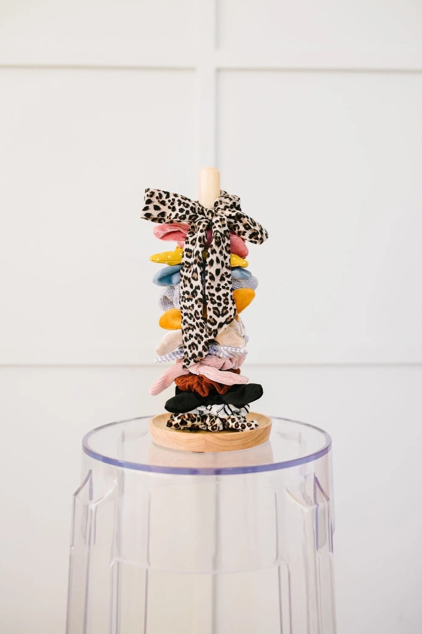 ANDi Logo Wooden Scrunchie Tower