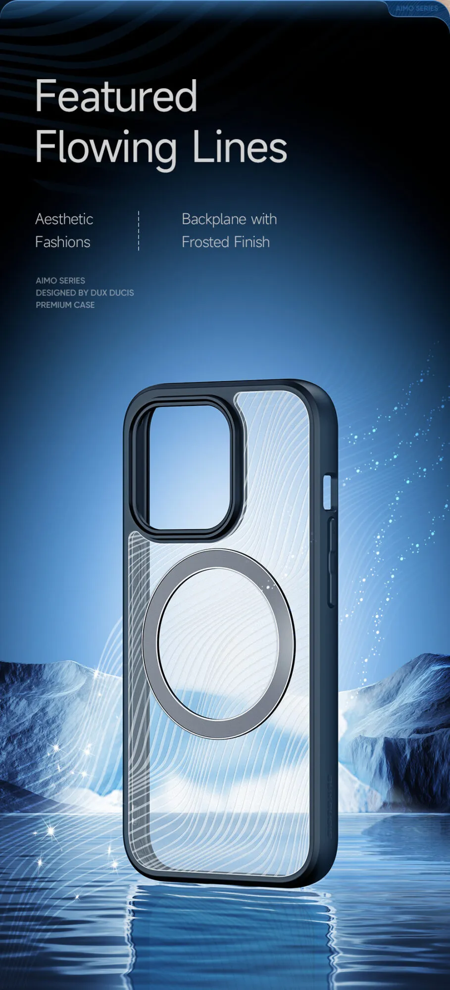 Apple iPhone 15 Pro - Dux Ducis Aimo Mag Series Case