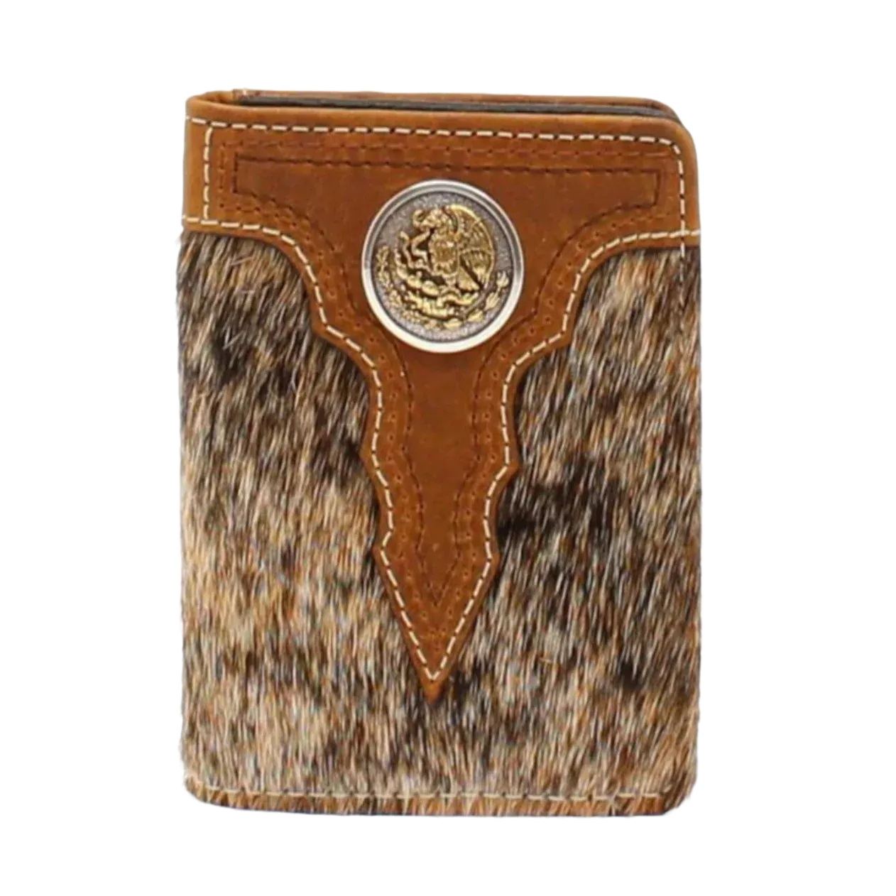 ARIAT Calf Hair & Leather Bi-Fold Wallet