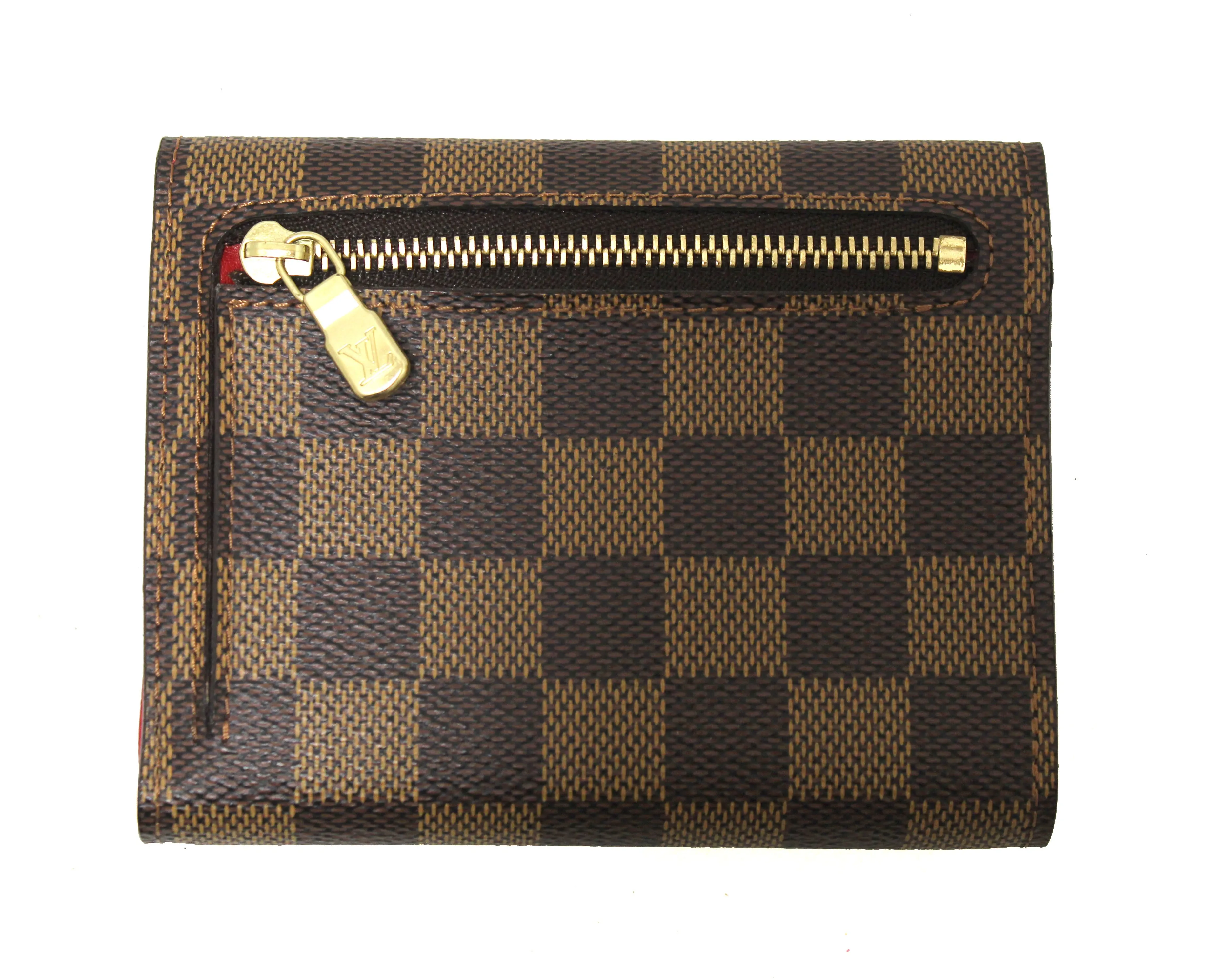 Authentic Louis Vuitton Damier Ebene Canvas Koala Wallet