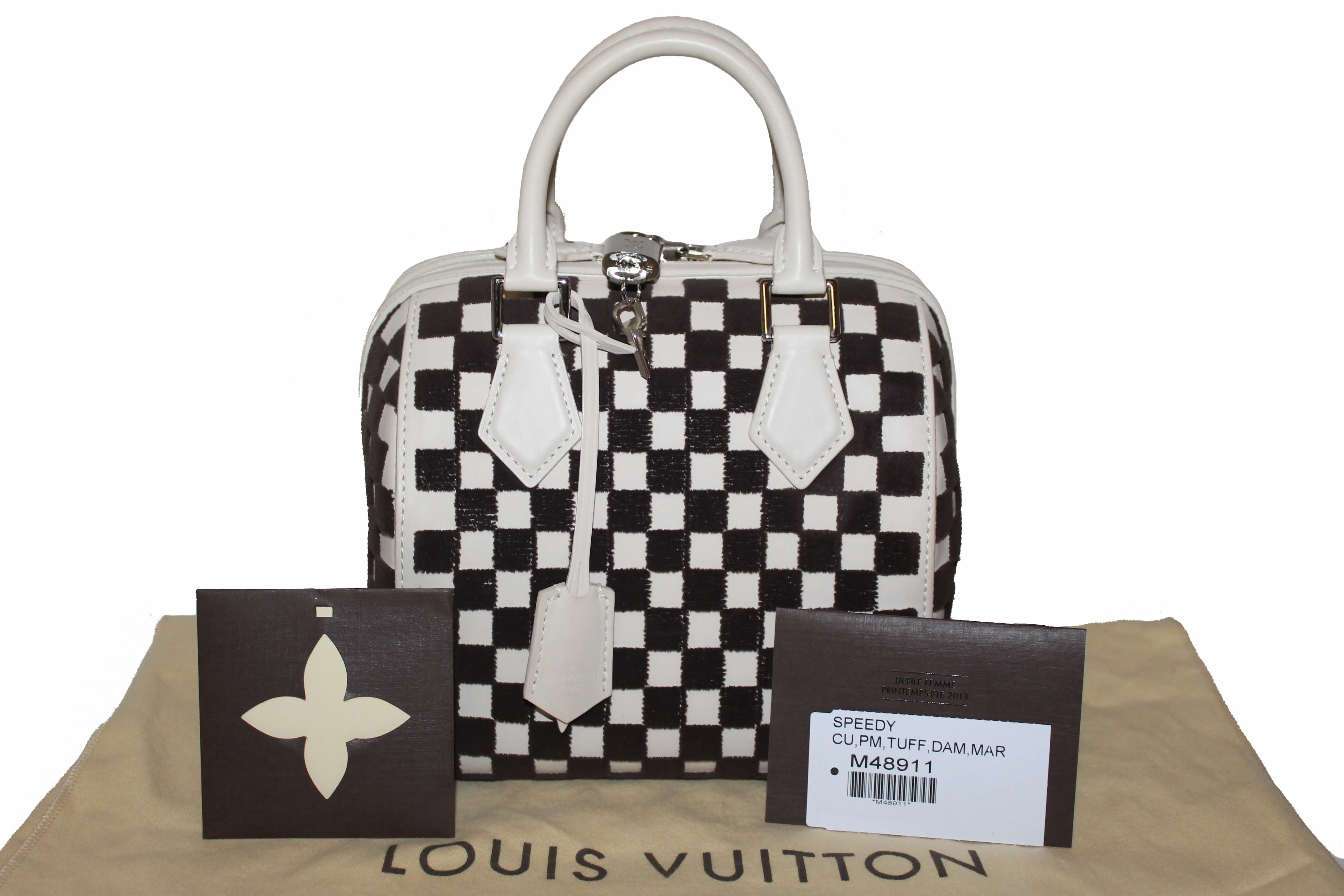 Authentic Louis Vuitton Limited Edition Cube Speedy 25 Handbag