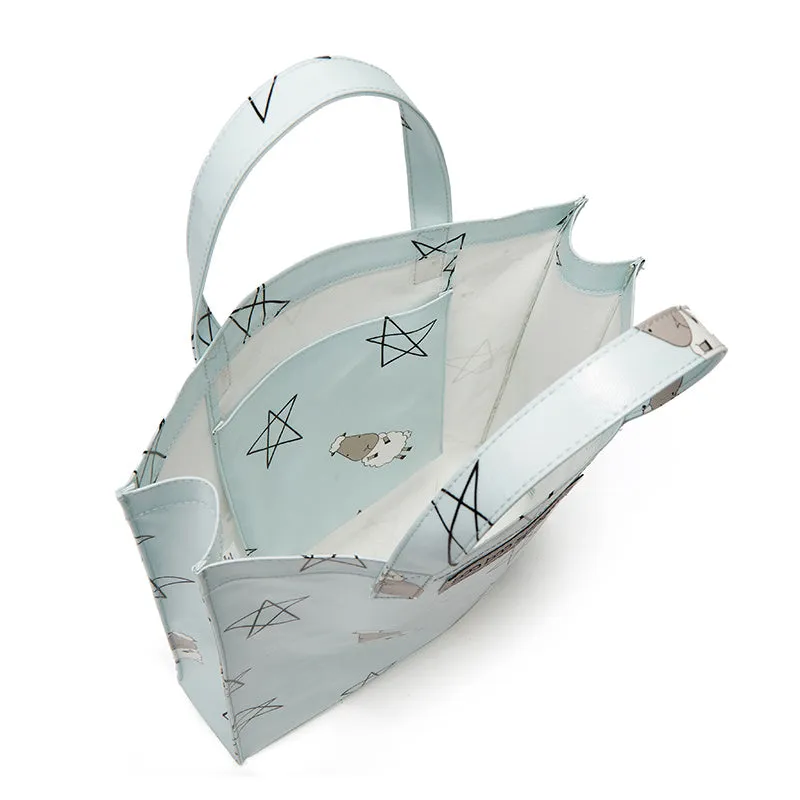 Baa Baa Sheepz Tote Bag Big Star & Sheepz Blue