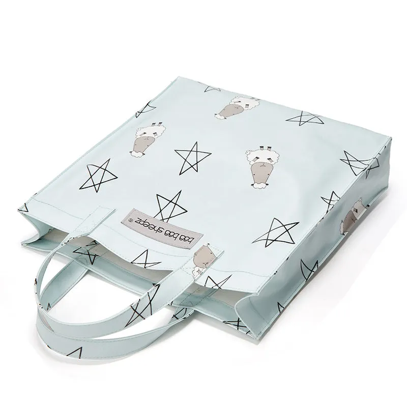 Baa Baa Sheepz Tote Bag Big Star & Sheepz Blue