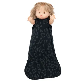 Baby Doll Sleep Bag in Midnight Leopard