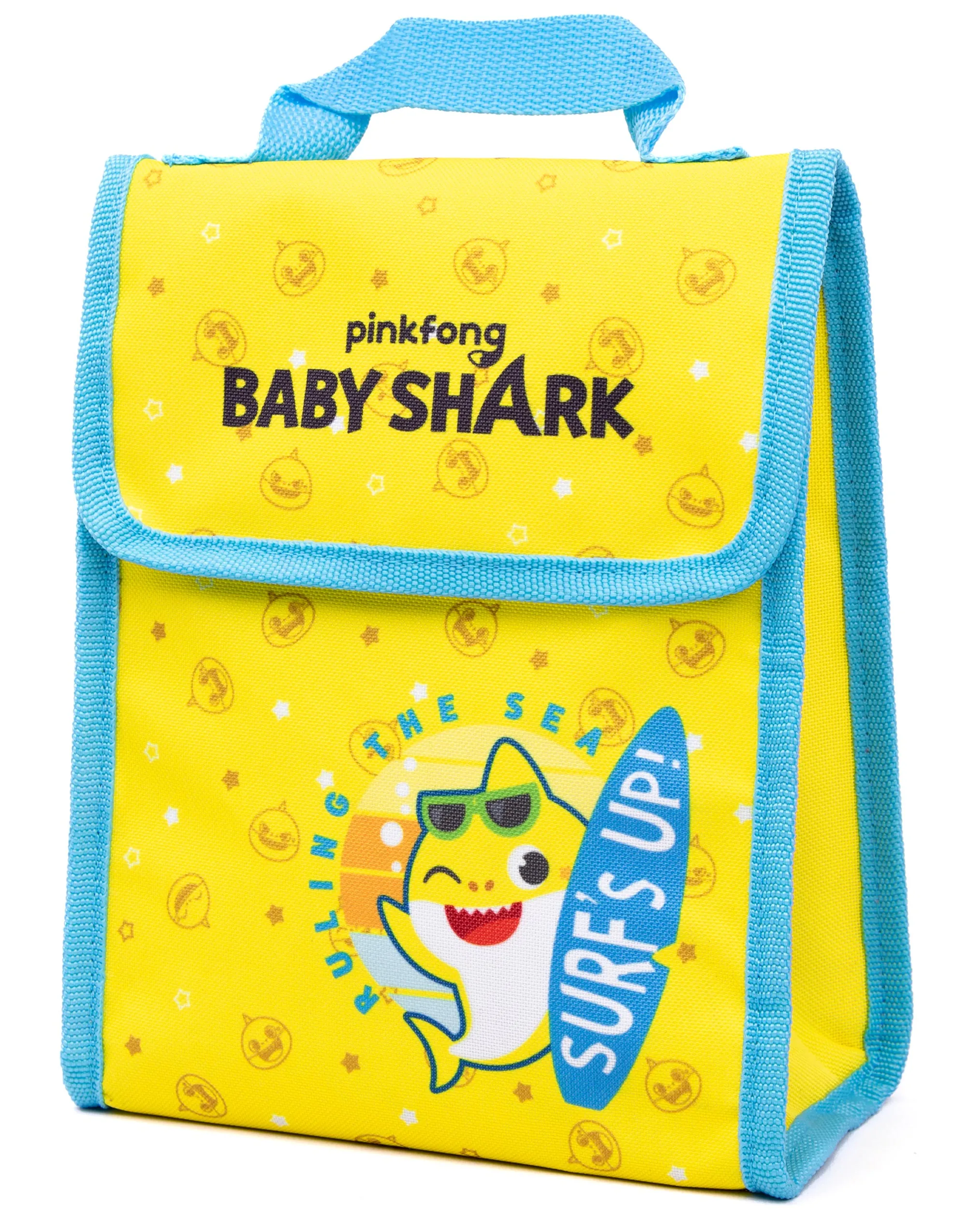 Baby Shark Placement Print'S / All-Over Print Unisex Kids Multicoloured 4 Piece Backpack Set