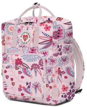 BackPack Pink Pastel Floral Kid's Bag Unisex Earth2Jane Adjustable ecofriendly Bag