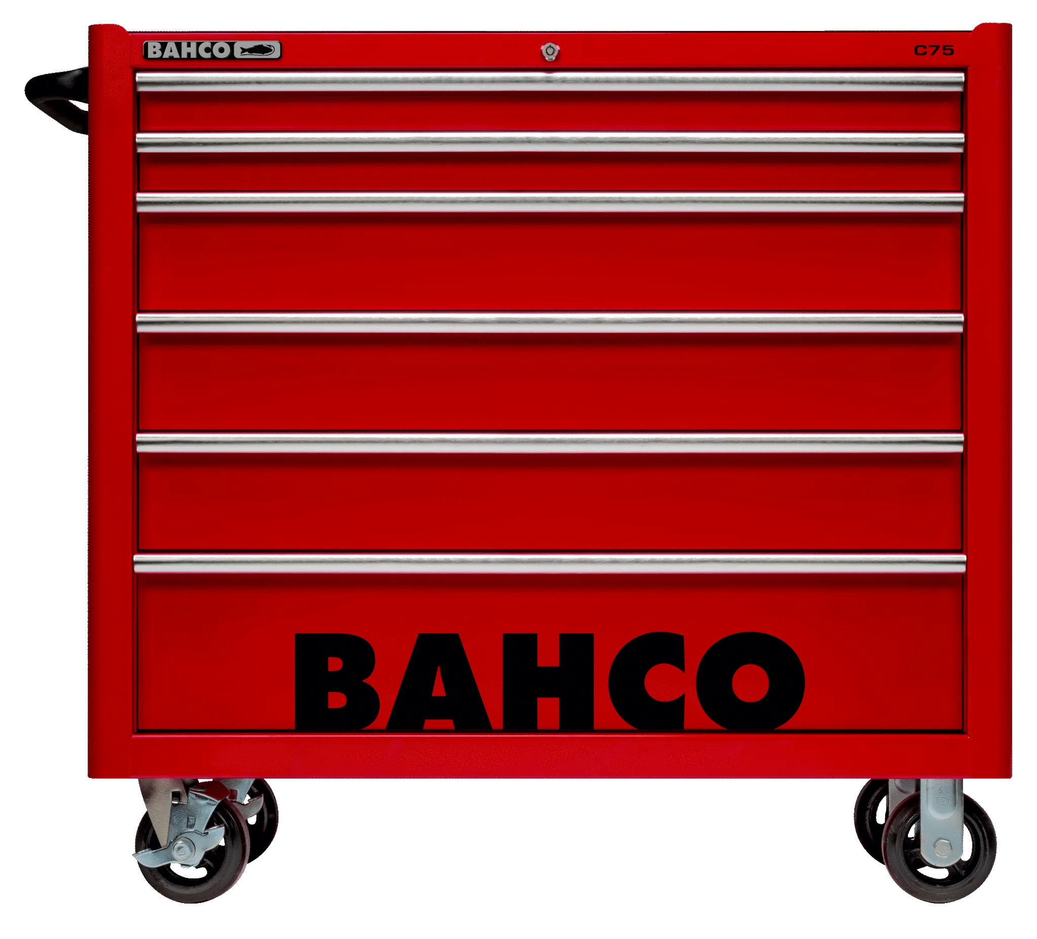 Bahco 1475KXL6RED C75 6 Drawer 40" Red Classic Mobile Roller Cabinet