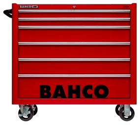 Bahco 1475KXL6RED C75 6 Drawer 40" Red Classic Mobile Roller Cabinet