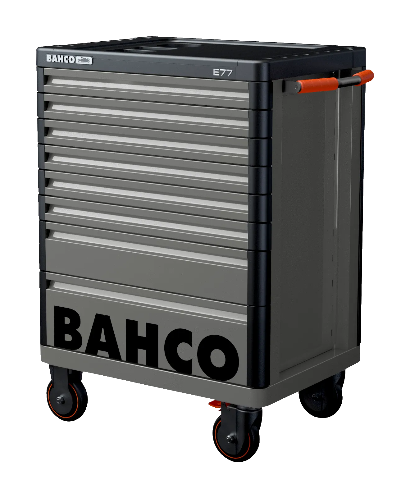 Bahco 1477K8GREY E77 Premium 8 Drawer Grey Mobile Roller Cabinet