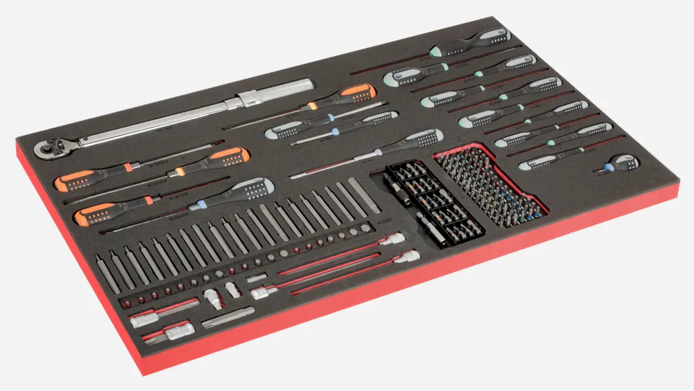 Bahco MONSTER 758pce Foam Inlay General Purpose Tool Kit Tool in C75 XL Roller Cabinet & C85 Top Box