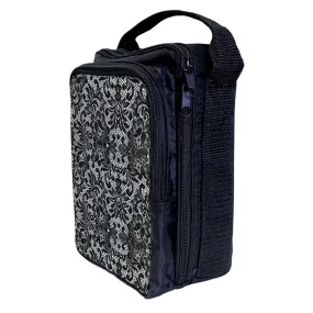 Bartender Tote Bag - Black and White Lace Design