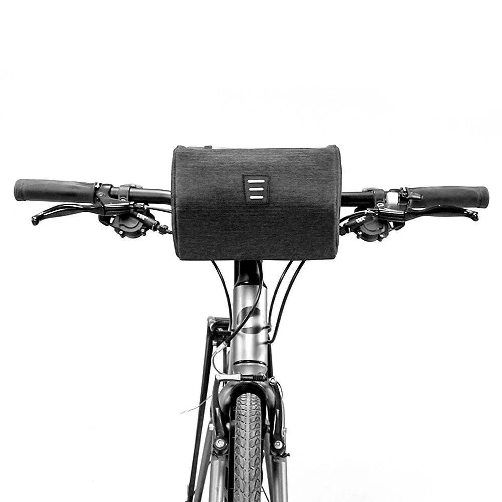 Bike Handlebar Pouch 6INCH Touchscreen Phone Holder Road Bike Front Frame Bag Strap-on Bike Bag