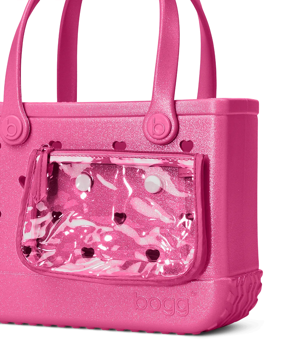 Bitty Bogg® Bag - Heart Shimmer haute PINK