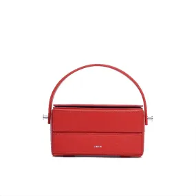 Block Mini Foldable Shoulder Bag - Red