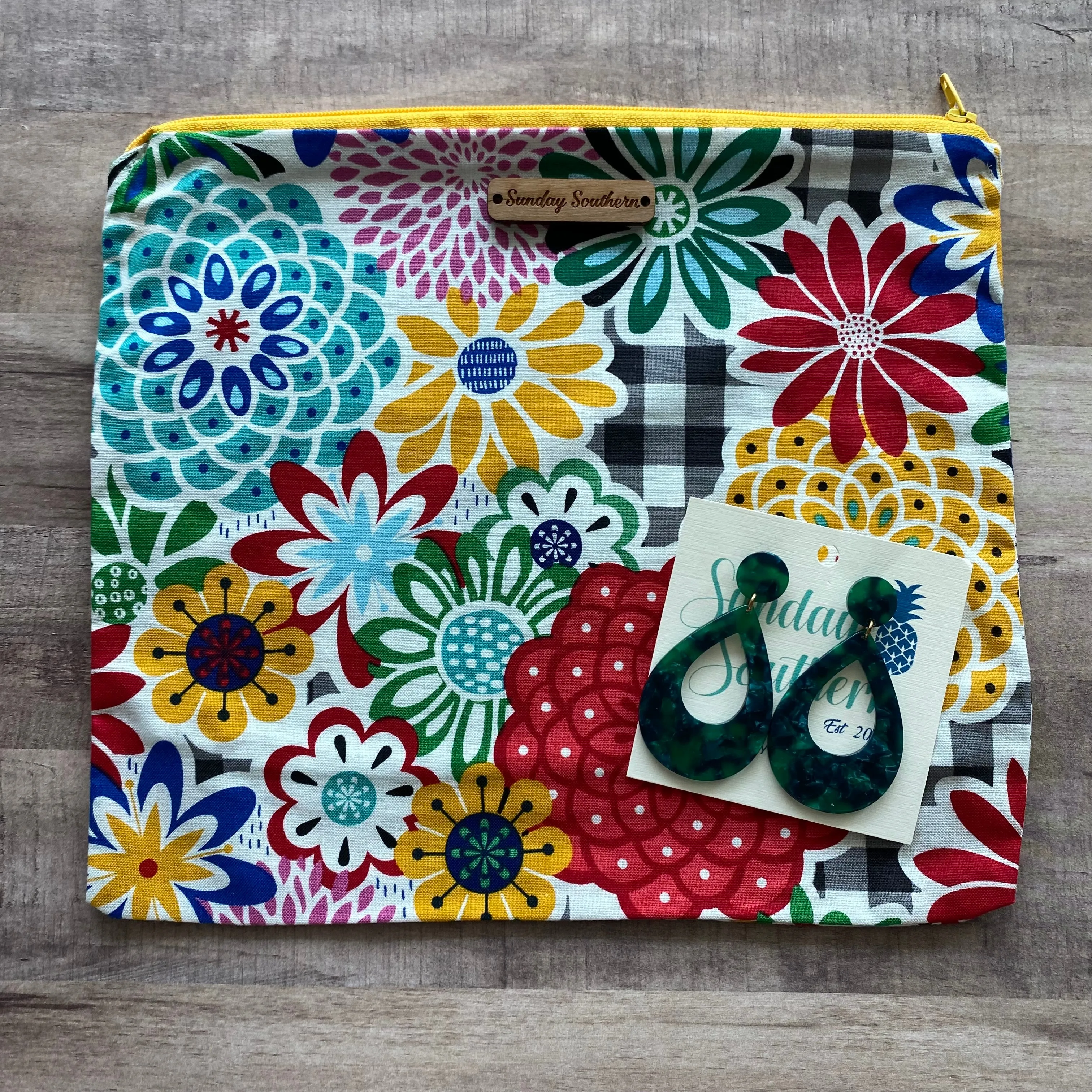 Blooming Season Zipper Bag