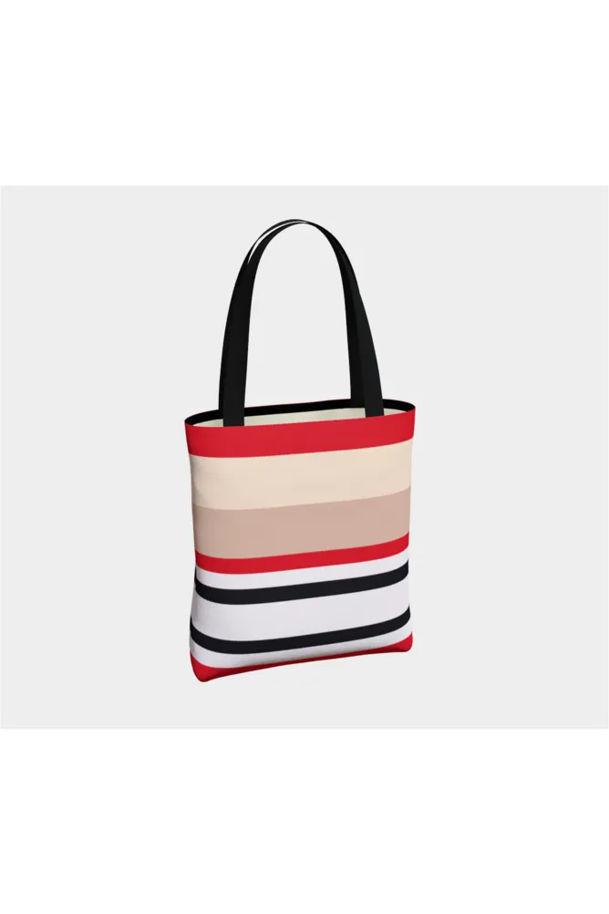 Bold Stripe Tote Bag