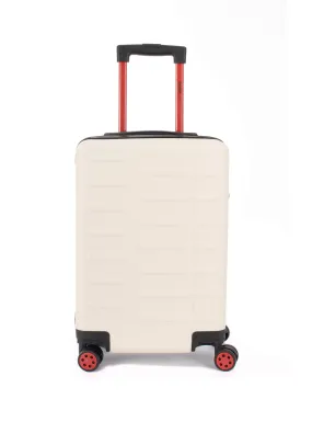 Bordlite 22” Cabin Wheel Spinner Suitcase, White