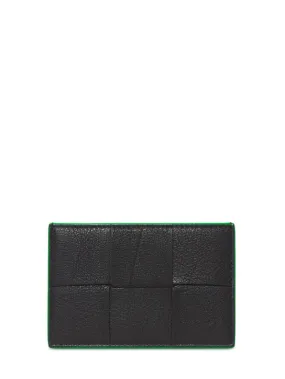 Bottega Veneta   Cassette leather credit card case 