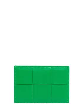 Bottega Veneta   Cassette leather credit card case 