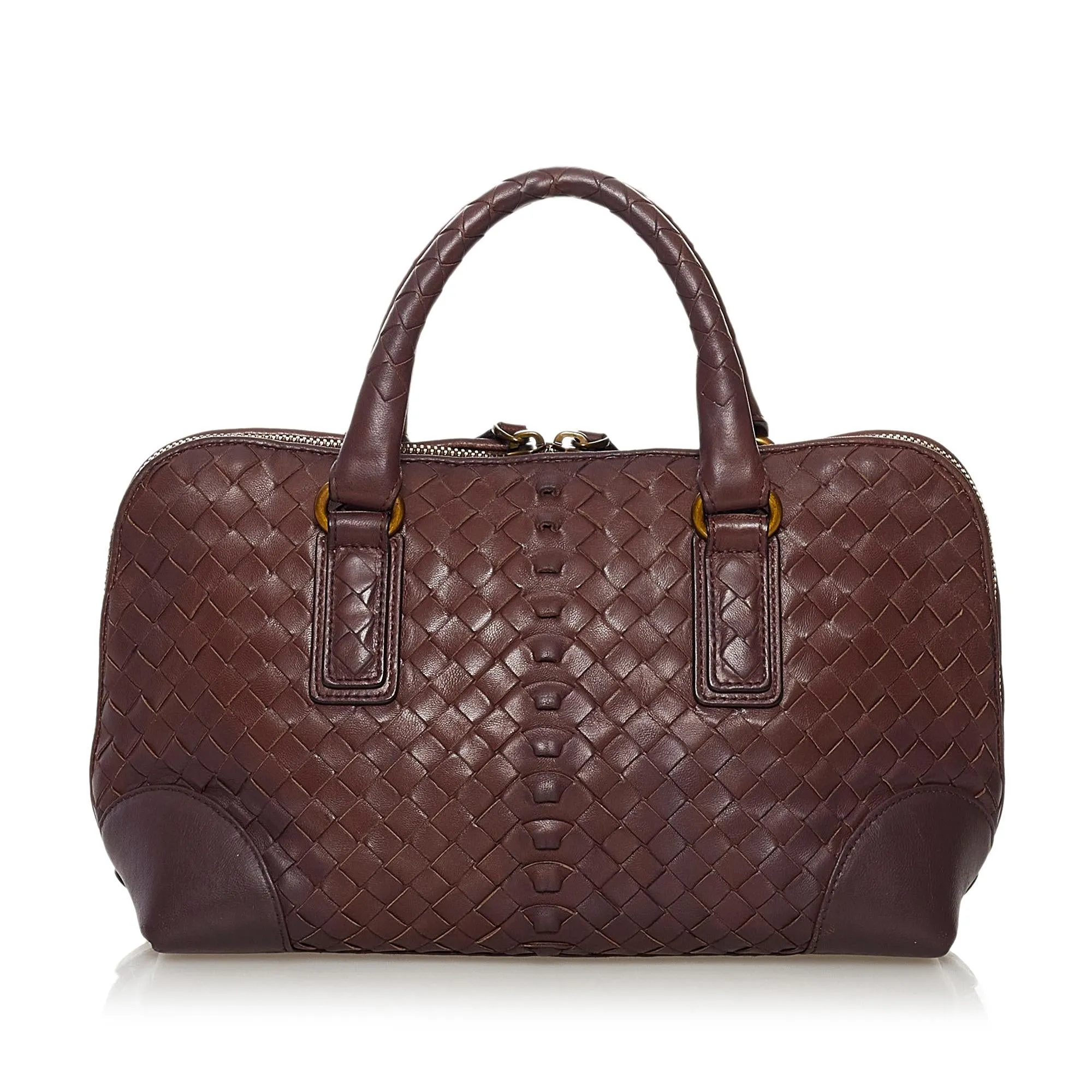 Bottega Veneta Intrecciato Leather Handbag (SHG-31751)