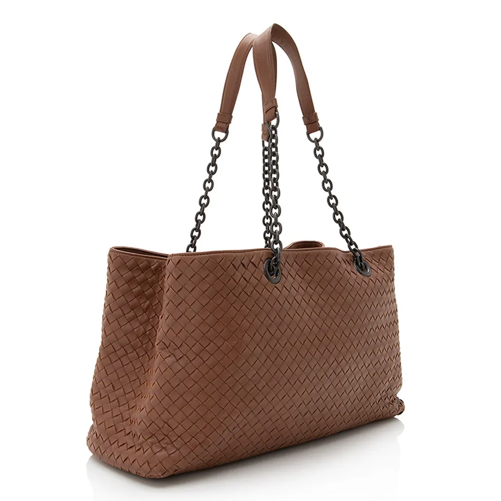 Bottega Veneta Intrecciato Nappa Leather Medium Tote (SHF-22020)