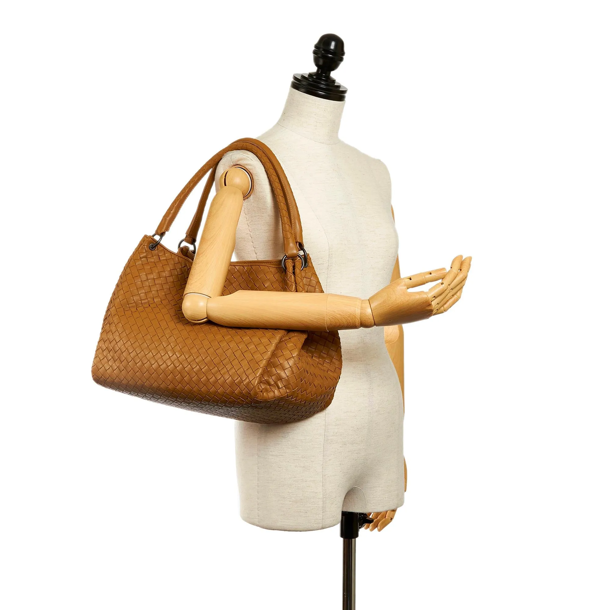 Bottega Veneta Intrecciato Nappa Parachute Tote Bag (SHG-30864)