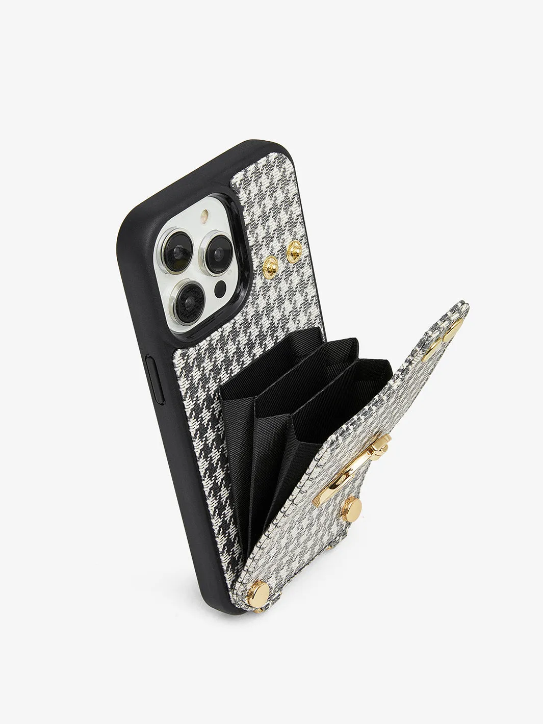 BraidTrend- Rope Style Strap Phone Case in Black