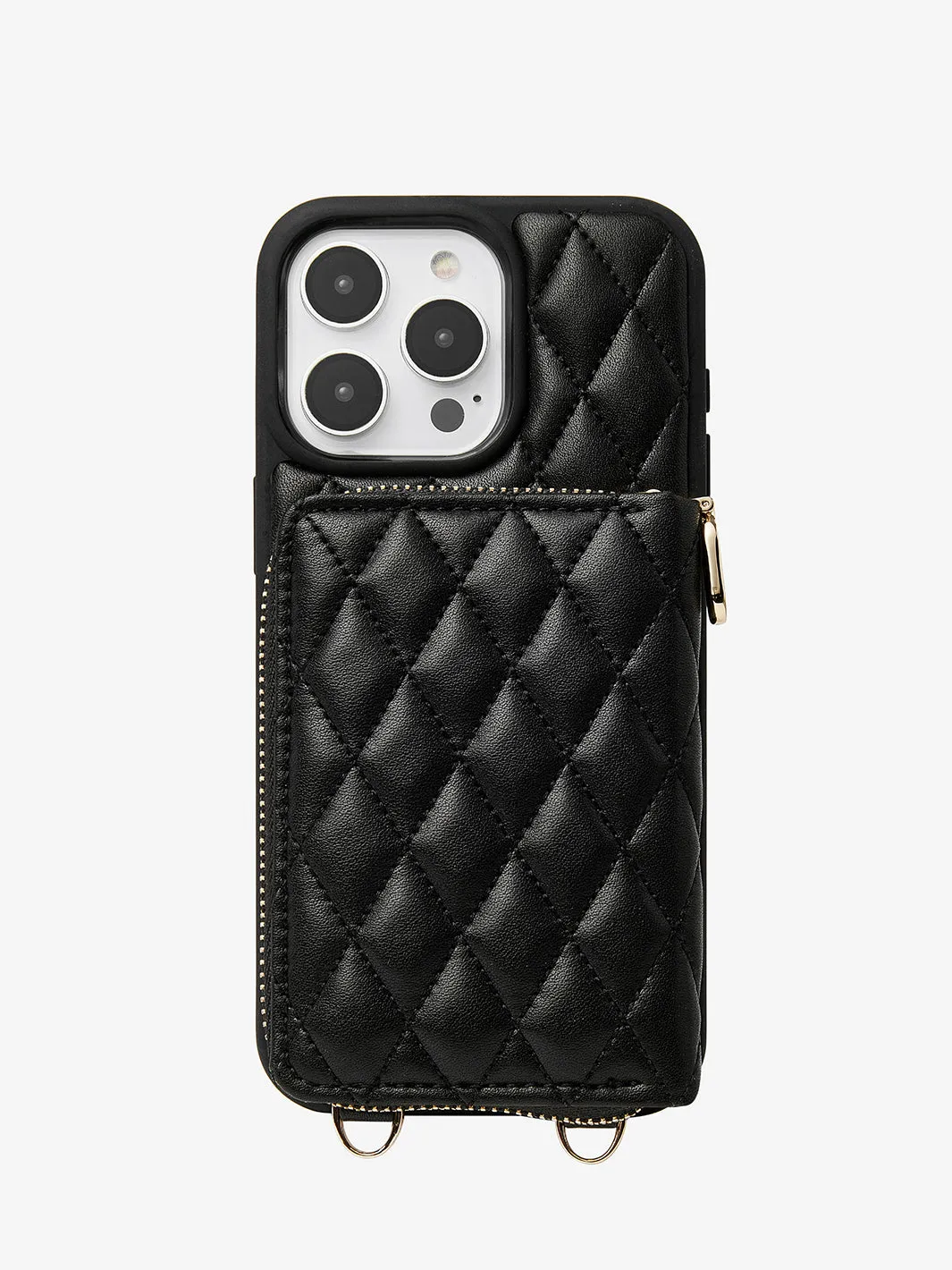 BraidTrend- Rope Style Strap Phone Case in Black