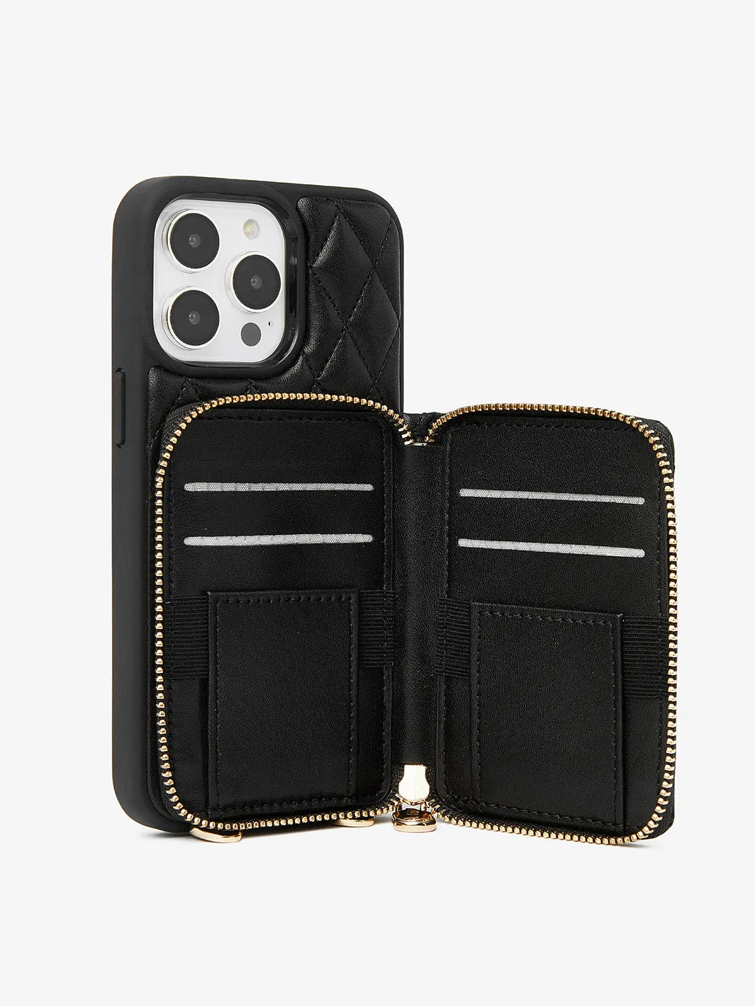 BraidTrend- Rope Style Strap Phone Case in Black