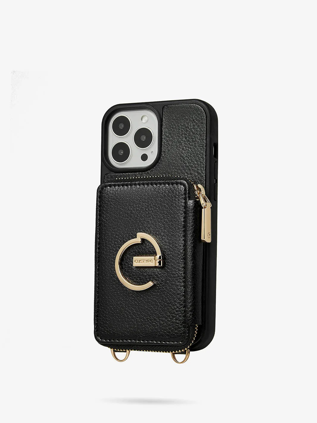 BraidTrend- Rope Style Strap Phone Case in Black