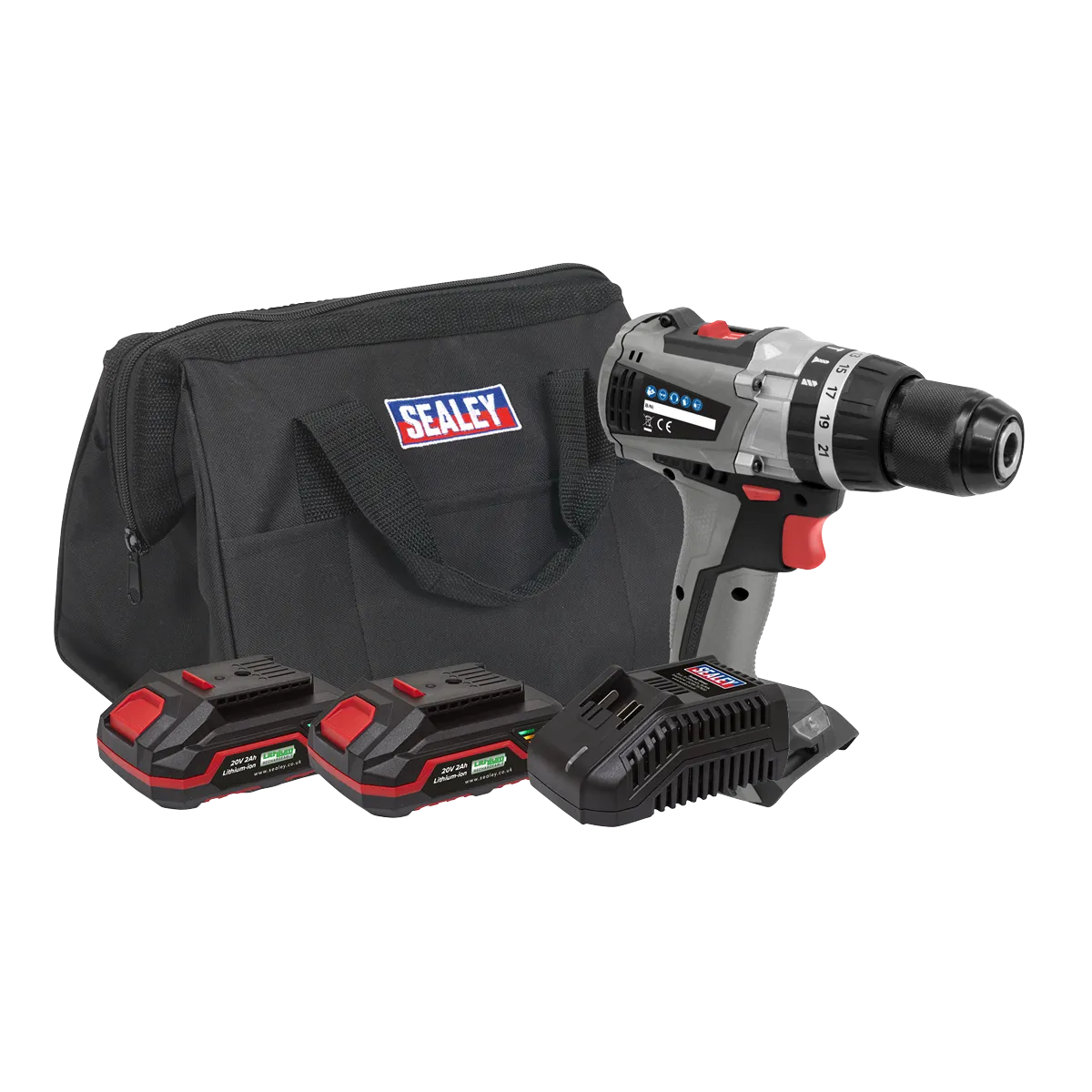 Brushless Hammer Drill/Driver Kit ¯13mm 20V - 2 Batteries