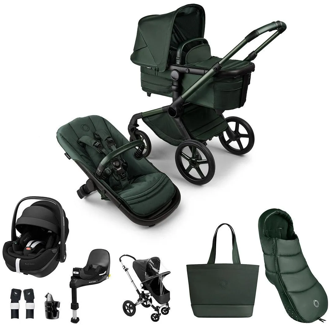 Bugaboo Fox 5 Ultimate Noir Limited Edition   Pebble 360 Pro 2 Travel System